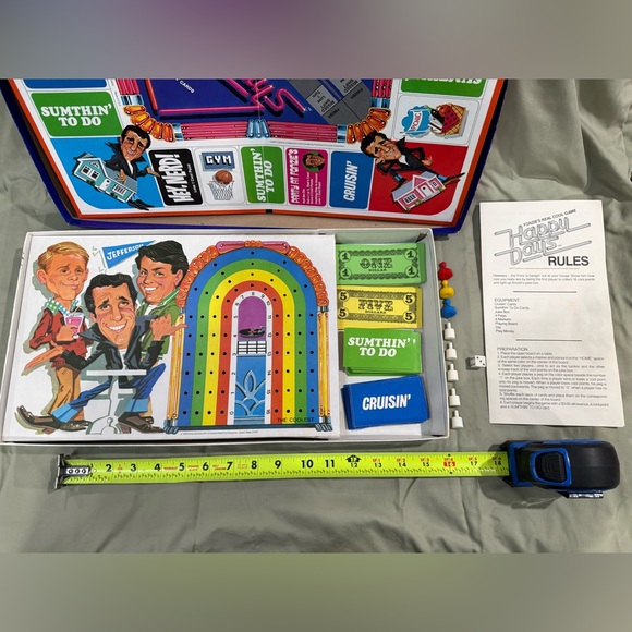 Vintage Happy Days Fonzie Board Game - Picture 3 of 4